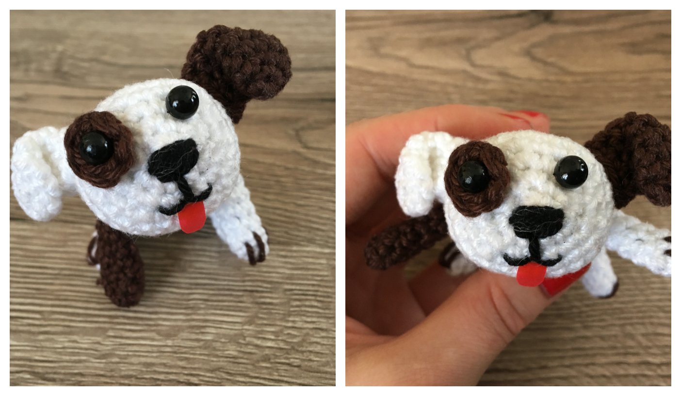 Blog-Inhaltsbild für 'Eisbecher mit Hund, kostenlose Häkelanleitung'